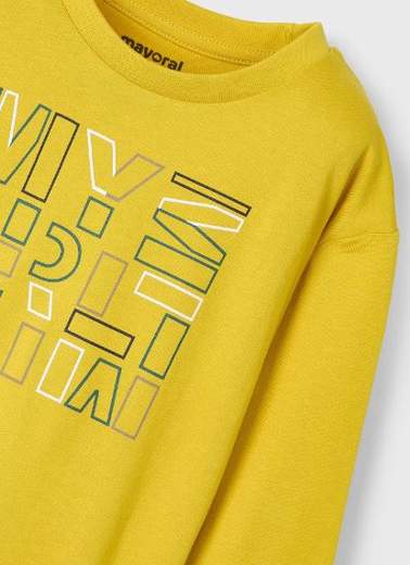 Maglietta lettere Better Cotton bambino Mayoral