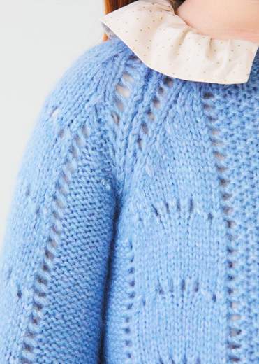 Maglione traforato bambina Abel