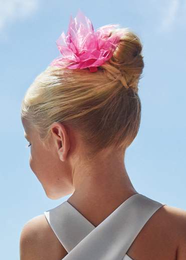 Fermaglio Fiore Organza Bambina Abel