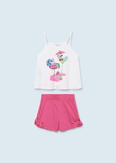 Completo Canotta e Shorts Ragazza