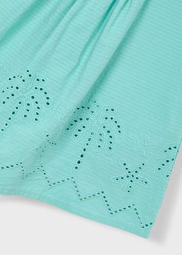 Vestito traforato bambina