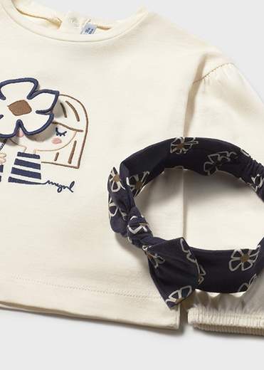 Maglietta con fascia neonata