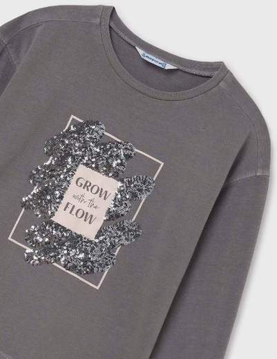 Maglietta spalla scivolata ragazza