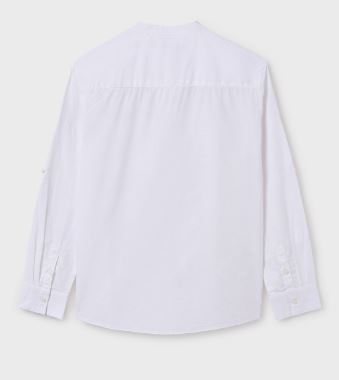 Camicia manica lunga colletto coreana ragazzo