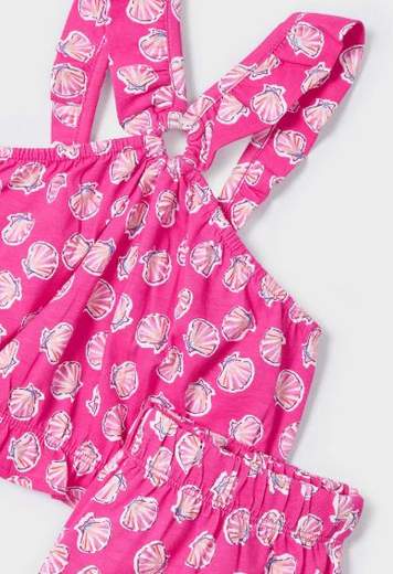 Completo shorts e top bambina