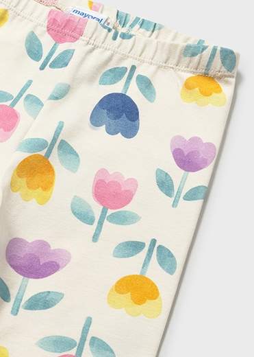 Leggings stampato neonata