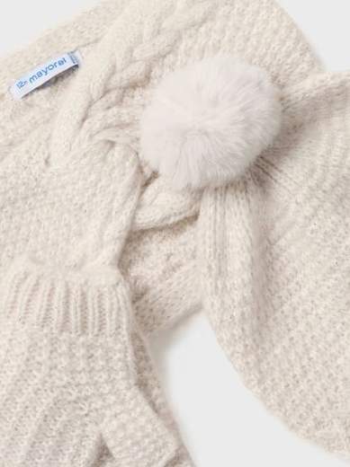 Completo 3 pezzi scaldacollo neonata