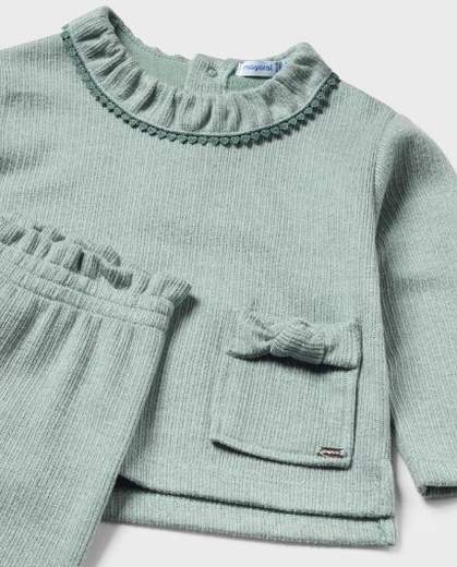 Completo pantalone e felpa neonata