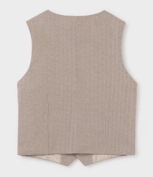 Gilet elegante lino ragazzo