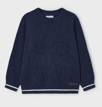 Maglione bicicletta rilievo bambino