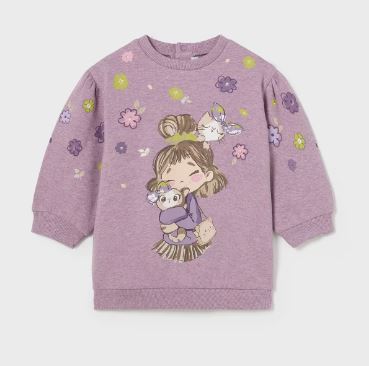 Vestito disegno bambina Mayoral