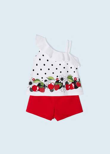 Completo Maglietta e Shorts Bambina