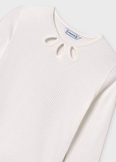 Maglietta costine ragazza