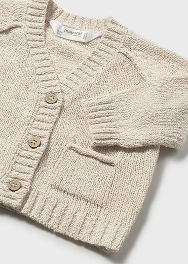 Cardigan collo a V neonato