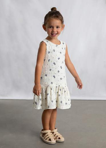 Vestito punto bambina