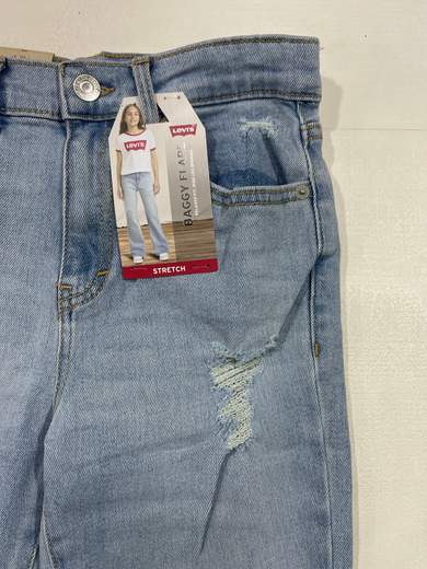 Teenager High Rise Baggy Flared Jeans