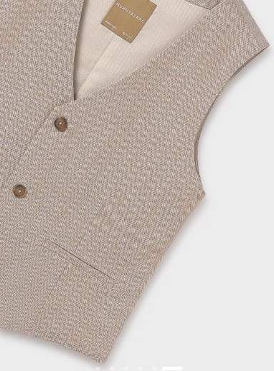 Gilet elegante lino ragazzo