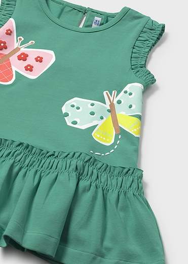 Vestito serigrafia neonata