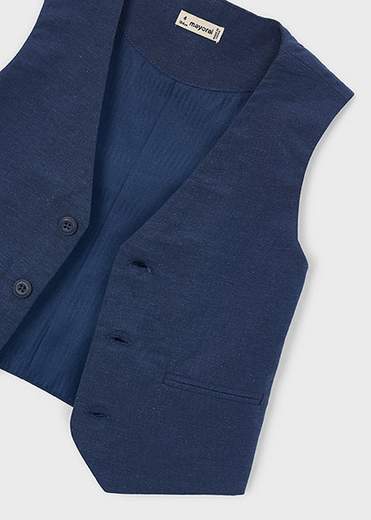 Gilet in lino bambino