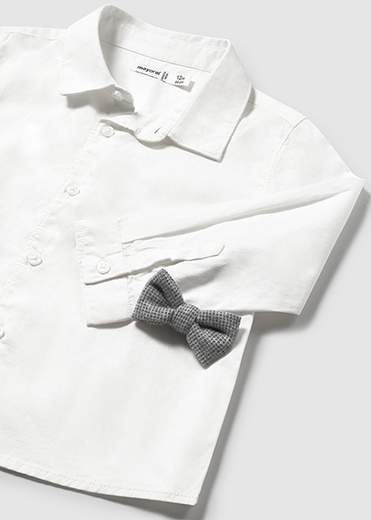 Camicia con papillon neonato