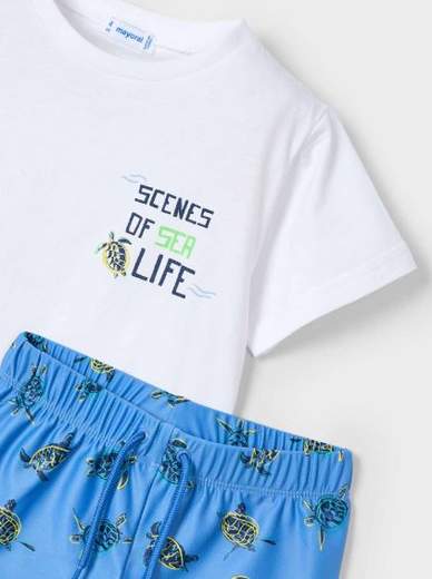 Completo mare e maglietta protezione solare bambino